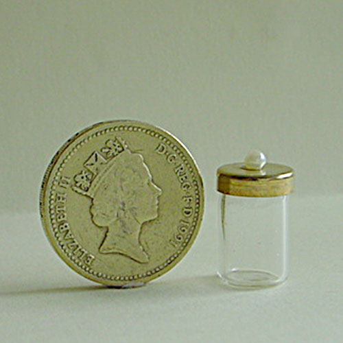 Glass Jar And Lid Medium