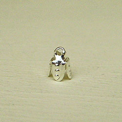 Quality Silver Colour Small Bell Cap