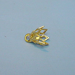 Fancy Bell Cap Gold Colour