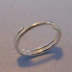 Silver Plate Split Ring 9mm