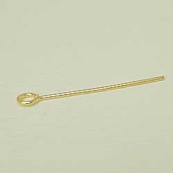 Gold Plated Eye Pins