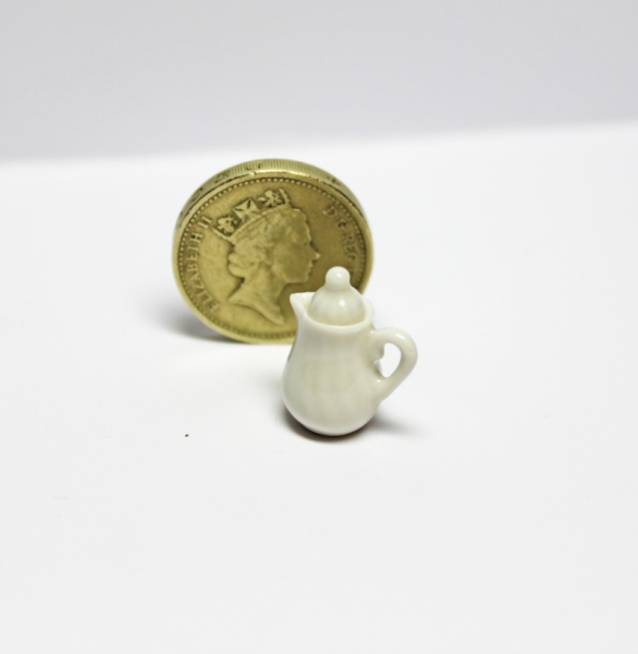 1/24th Scale China Coffee Pot White