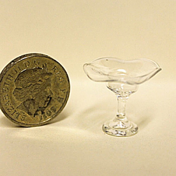 Glass Stemmed Fruit Bowl