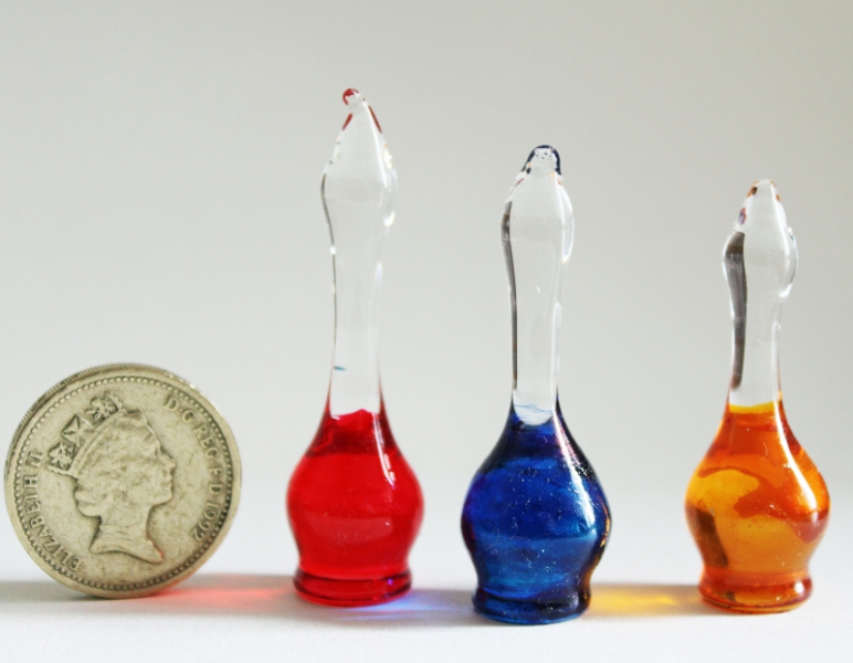 Glass Chemist Display Bottles