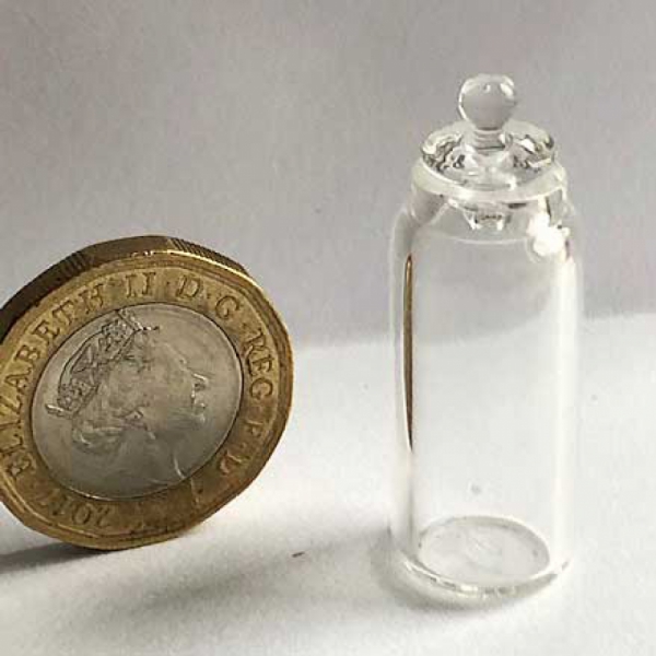 Victorian Style Glass Jar