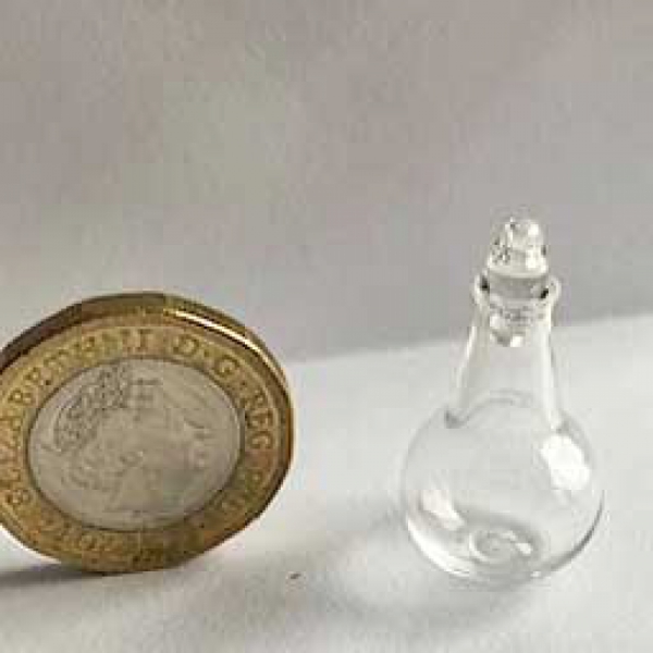 Victorian Style Glass Lab Flask