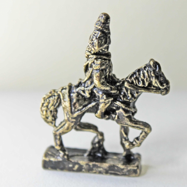 Man on horseback metal Ornament