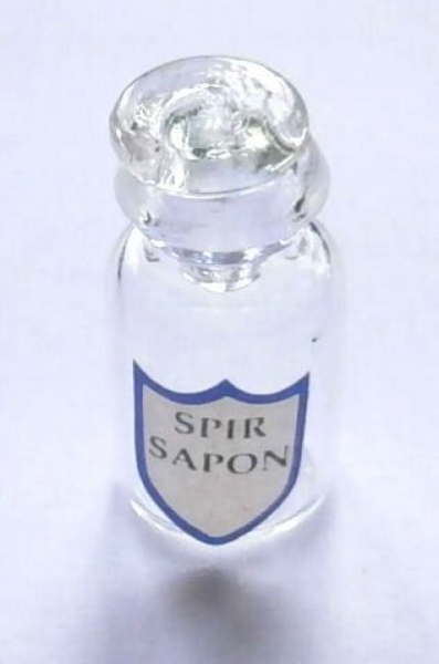 Chemist glass jar - SPIR SAPON