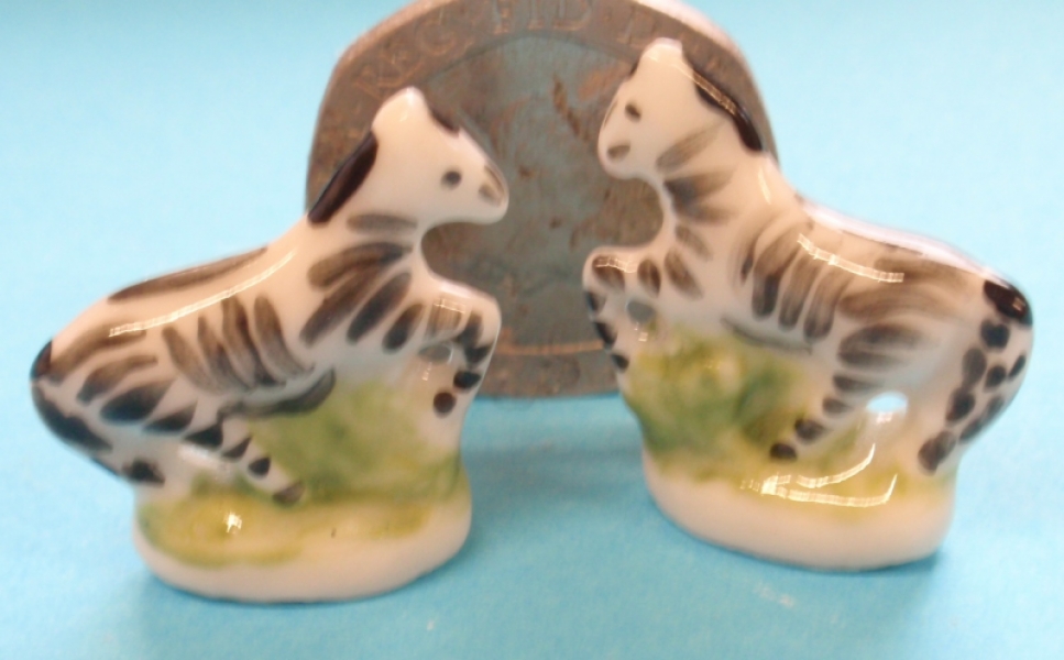 China Zebra Bookends / Ornament