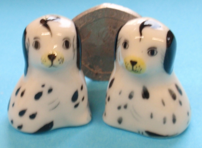 Pair of Large Staffordshire  Mantlepiece Dogs