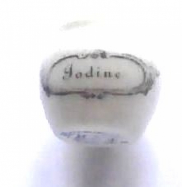 Iodine Display Jar