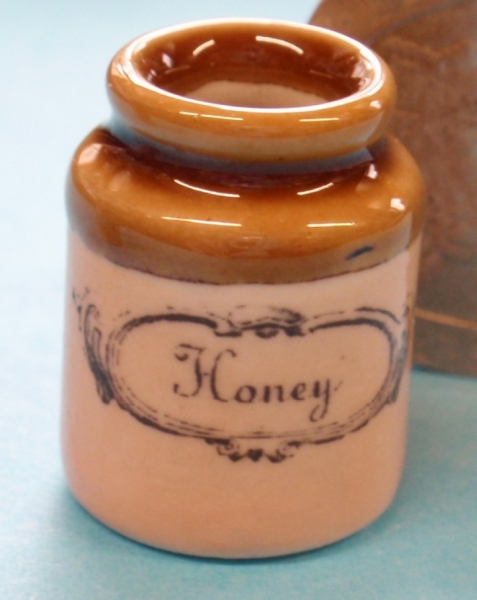 Stoneware Honey Pot