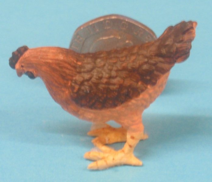 Brown Hen - Standing