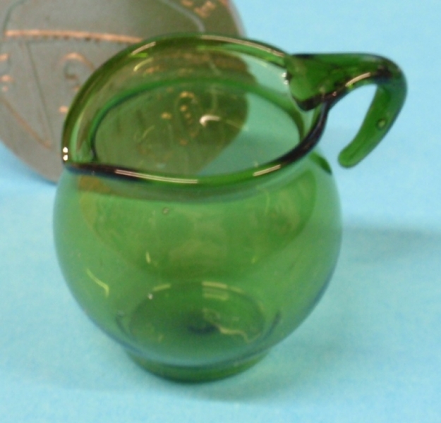 Green Glass Jug