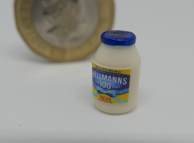 Hellmanns mayo Mayonnaise Jar