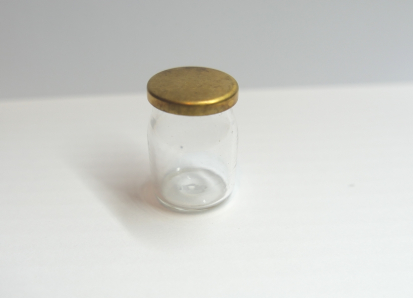 Large empty Jar  & Lid  22mm x 15mm