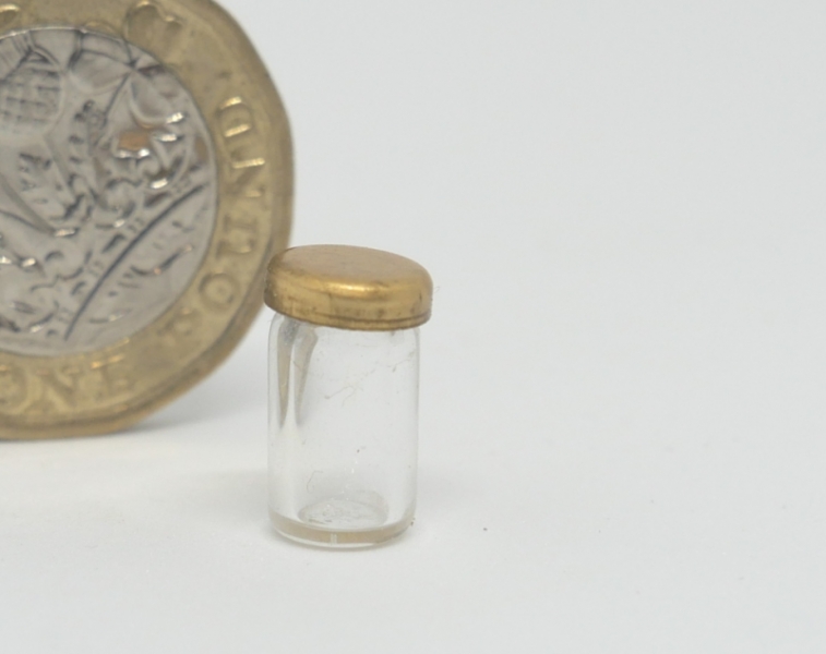 1/24th Scale Glass Jar  11 x 6mm