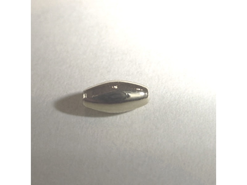 Silver Colour Oval Bead