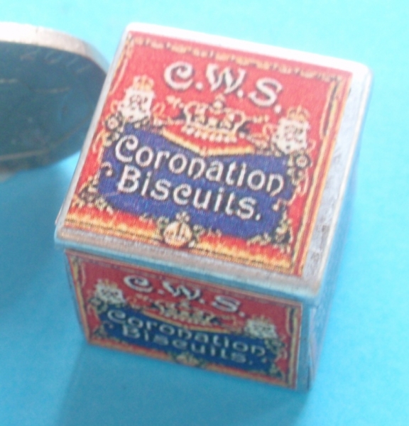 Tin of C.W.S. "Coronation" Biscuits