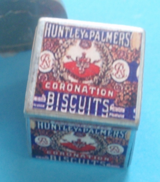 Tin of Huntley & Palmers "Coronation" Biscuits