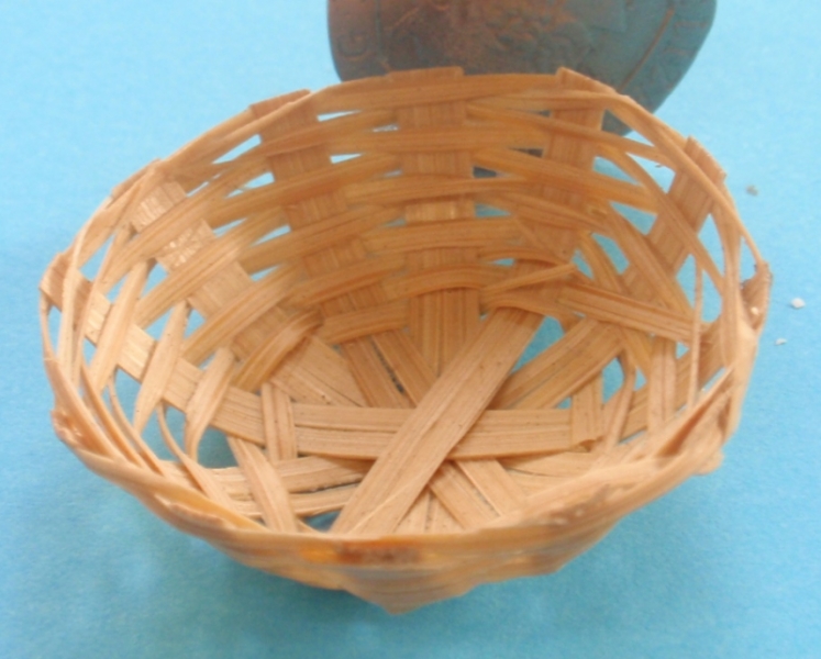 Shallow Wicker Basket