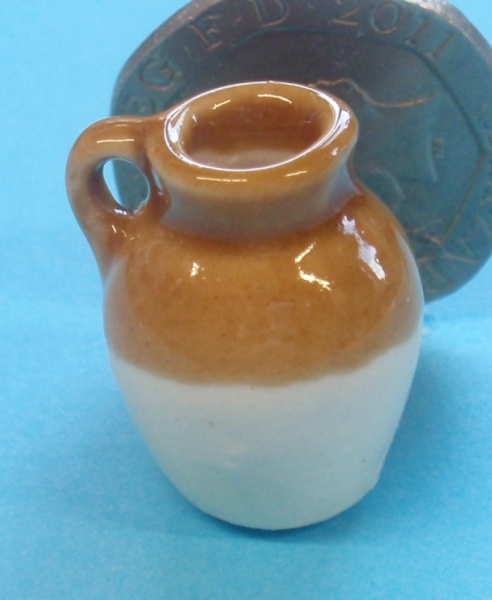 Jug - Half Glazed Medium Size