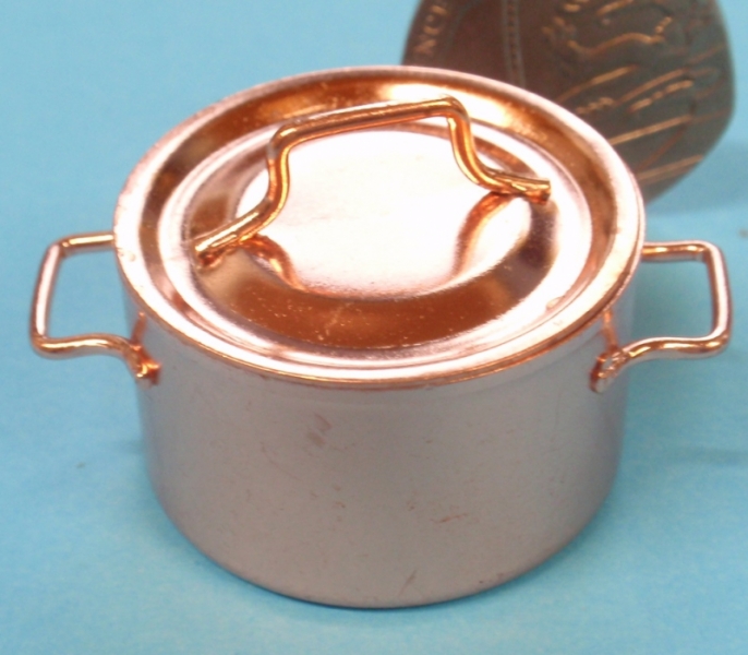 Copper Casserole pan & Lid