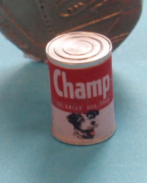 Champ Dog Food Tin