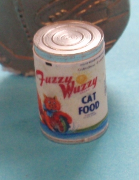 Fuzzy Wuzzy Cat Food Tin