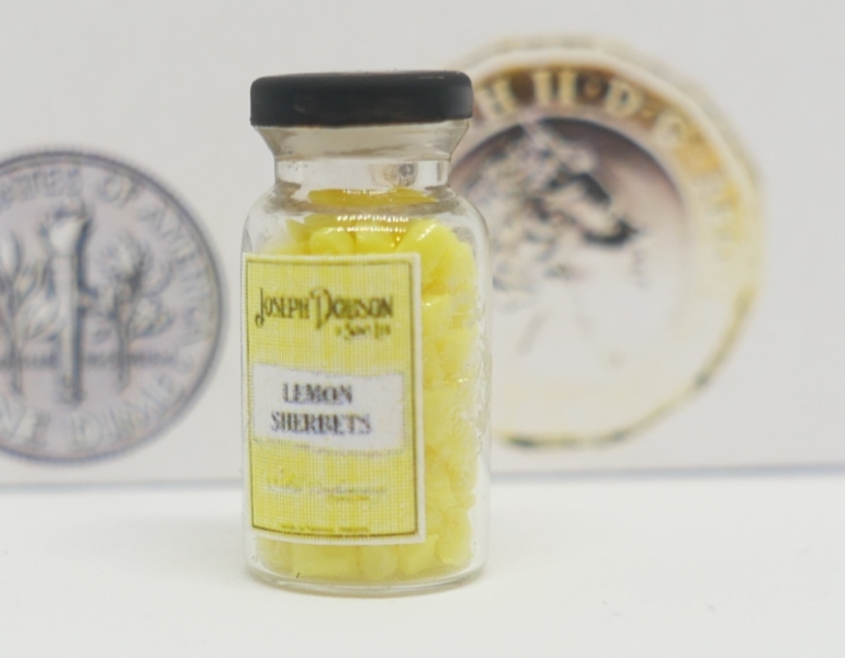 1/24th Sweet shop jar - Lemon sherbets