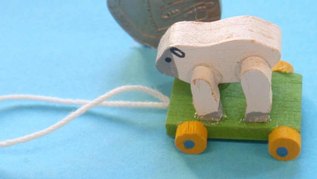 Wooden Sheep Pull-Along Toy