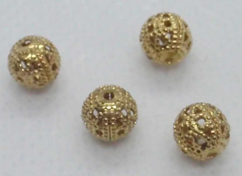 Round Filigree Beads