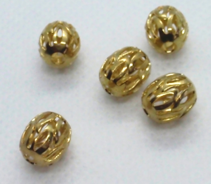 Filigree Decorative Gold Bead