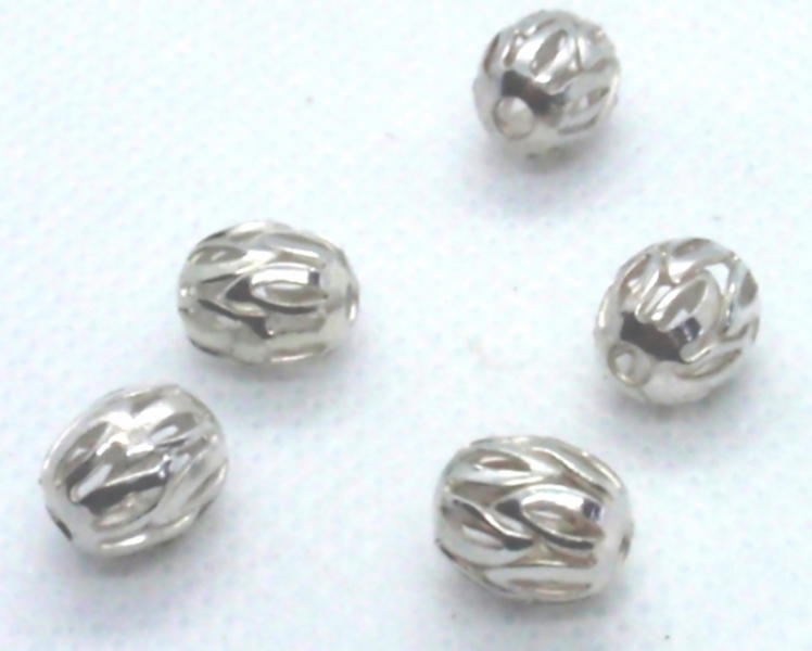 Filigree Decorative Silver Bead