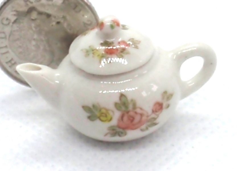 Filled  Floral Teapot