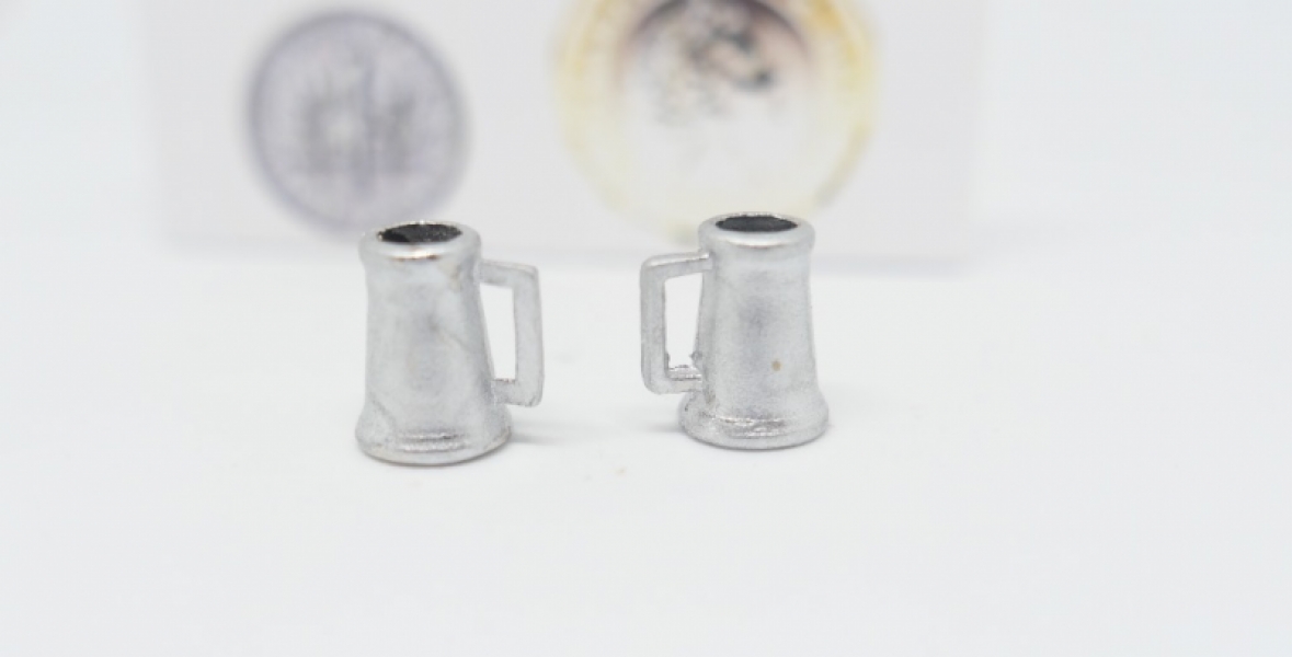 Beer Tankard set of 2 - 1/24th Scale