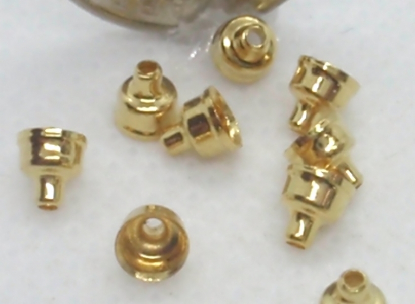 Tiny Funnel Flange - Gold Plated