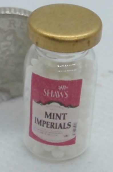 Sweet Shop Jar of  Mint Imperials