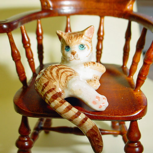 Reclining  Ginger Cat