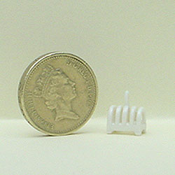 1/24th Scale White China Toast Rack