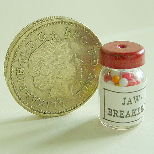 Glass Jar Of Jaw Breakers