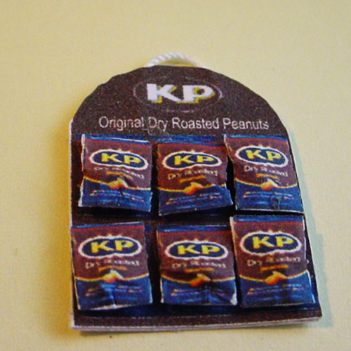 KP Dry Roasted Peanuts Display Card