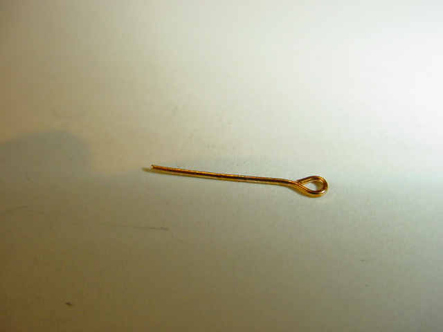 Small Metal Eye Pin