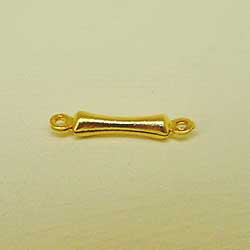 Gold Plate Link Bead.