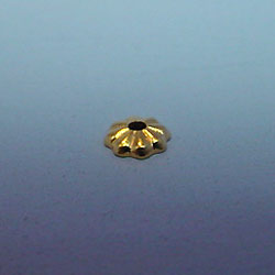 Gold Metal Bead Cap,