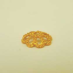 Quality Filigree Caps Gold Colour