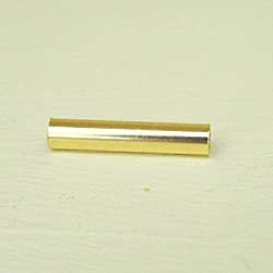 Gold Plated Tube Beads