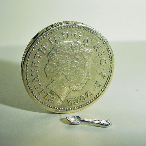 British Pewter Tea Spoon