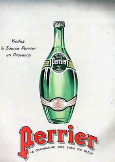 Perrier Water Pub advertising sign