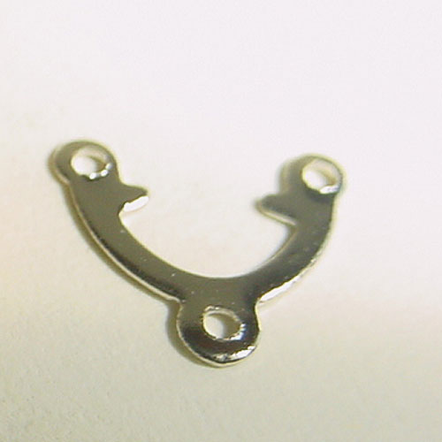 Silver Drop With Rings